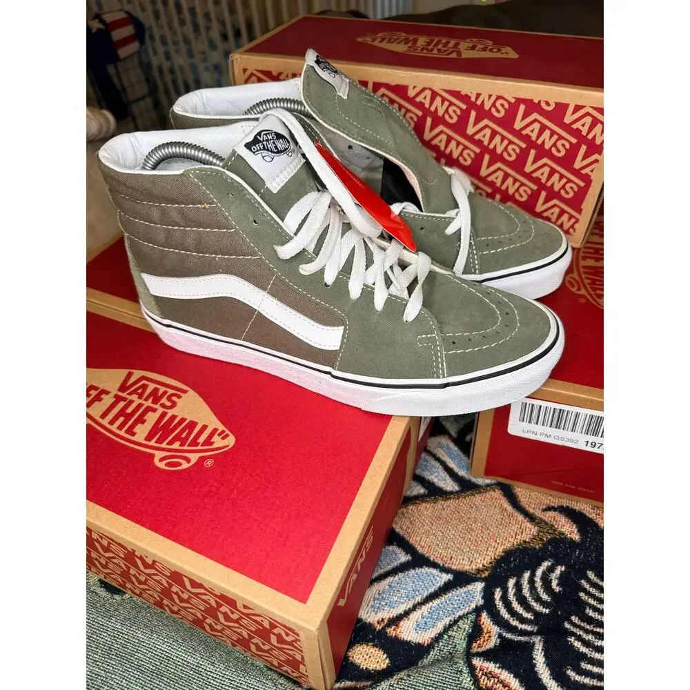 BRAND NEW Vans Sk8 Hi Grape Leaf Men 8/Women 9.5
